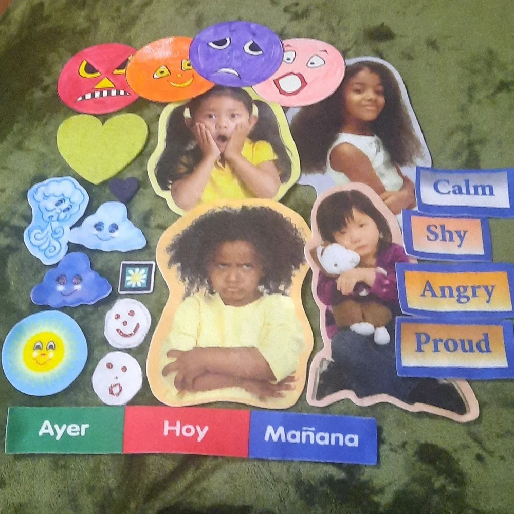 Felt People, Emotions, Professions and Weather teaching tools learning toys